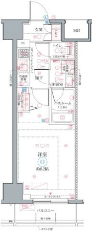クレヴィスタお花茶屋の間取り画像