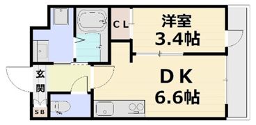 THE GARNET SUITE RESIDENCE 山科WESTの間取り画像