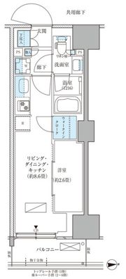 パークアクシス品川天王洲アイルの間取り画像