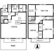 グランディール八乙女中央の間取り画像