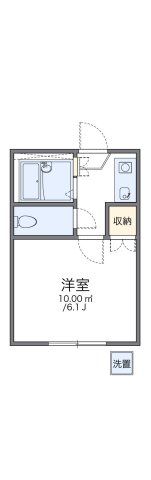 レオパレス水前寺西PART4Aの間取り画像