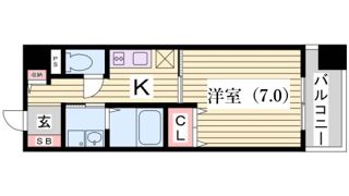 KHKコート板宿の間取り画像