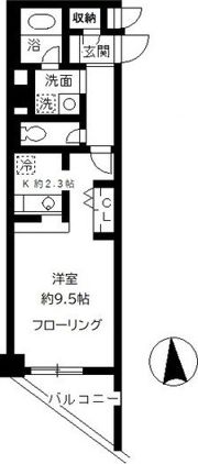 エルカスティージョ ムサシの間取り画像