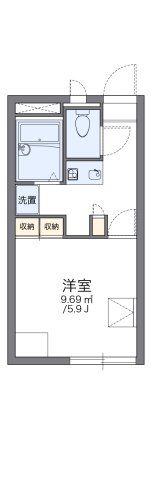 レオパレスアミニティの間取り画像