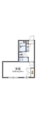 レオパレスほたるⅠの間取り画像