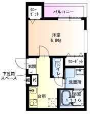フジパレス井高野駅東の間取り画像