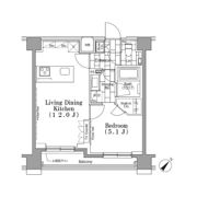 ONE ROOF FLAT TSUKISHIMAの間取り画像