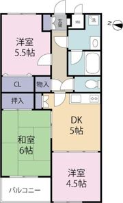 ヒルズふじみ野の間取り画像