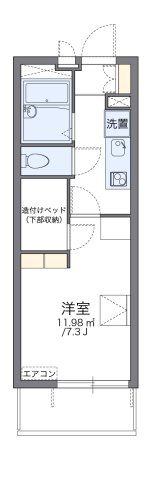 レオパレスA＆K 津山の間取り画像