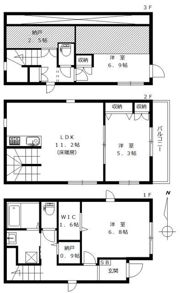 天沼3丁目ヘーベルハウスの間取り画像