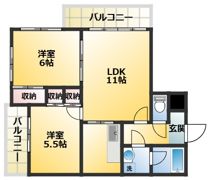 ガーデンハウス千鳥の間取り画像