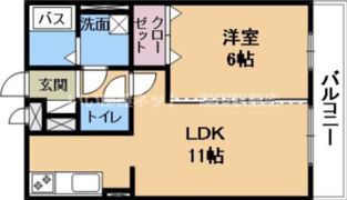 グレースコーポIII IIIの間取り画像