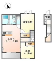 ベルクレストの間取り画像