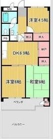 コーポはらたの間取り画像