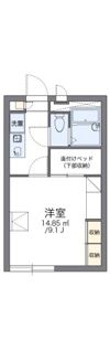 レオパレスパストラルの間取り画像