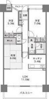 ファミール扇町アーバンステージの間取り画像