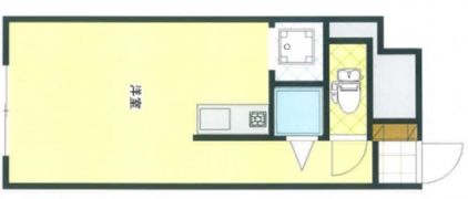 パールマンション万代橋の間取り画像