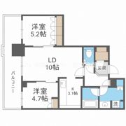 ブランズタワー梅田 Northの間取り画像