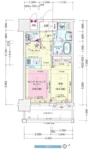 プレサンス新大阪ザ・シティの間取り画像