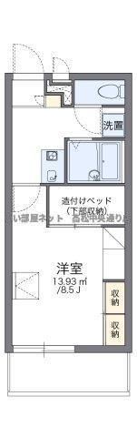 レオパレスグルーデテンポの間取り画像