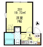 エースコート鶴見の間取り画像