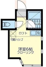 ユナイト渡田新町アプリコットの間取り画像