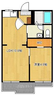 コーポラスめいこうの間取り画像
