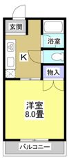 キャッスル御前谷の間取り画像