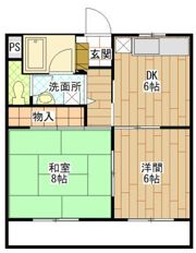 マンションみずほⅢの間取り画像