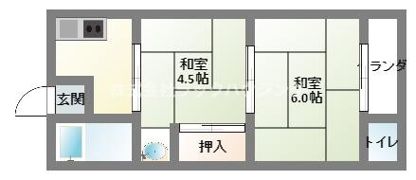太陽マンション西棟の間取り画像
