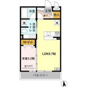 セジュール モネの間取り画像