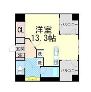 プレジール三ノ宮の間取り画像