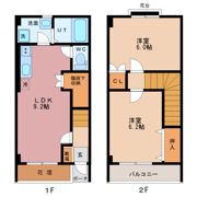 カトルレーヴの間取り画像