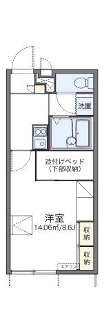 レオパレスプレジャータウンⅡの間取り画像