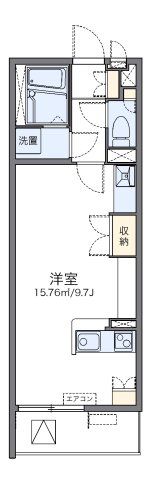 レオネクスト中川Ⅲの間取り画像
