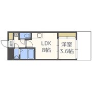 セレニテ北久宝寺の間取り画像