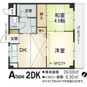 グレイス21の間取り画像