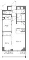 ジニア西馬込アジールコートの間取り画像