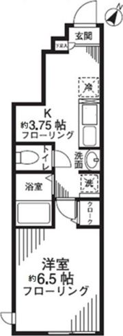 グリシーヌ経堂の間取り画像