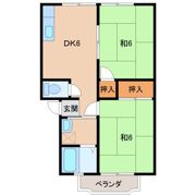 学文路ハイツの間取り画像