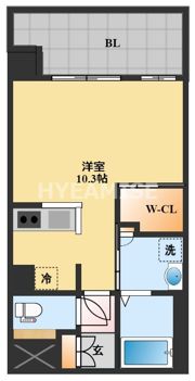 フロンティアききつⅡの間取り画像