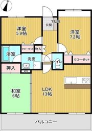 アーバンドリーム森本の間取り画像
