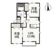 ピア京山 Aの間取り画像