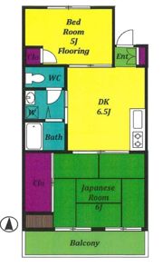 正吉マンションの間取り画像