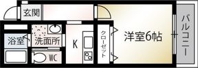 ラフィネHIROの間取り画像
