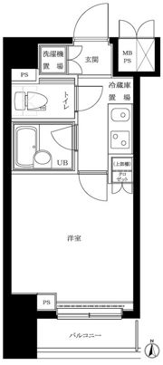 ルーブル品川西大井の間取り画像