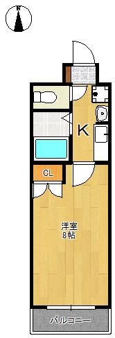 アルテハイム小倉の間取り画像