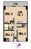 WITH PLACE MORISAKIの間取り画像