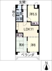 ロワールパークの間取り画像
