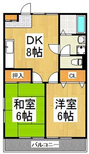 メゾンホソダBの間取り画像